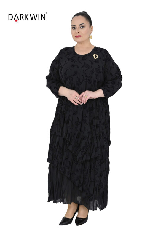 B4089 DARKWIN ELBİSE SIYAH - 5