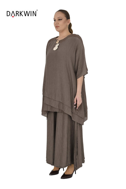 B4098 DARKWIN TUNİK-PANTOLON KAHVE - DARKWIN (1)