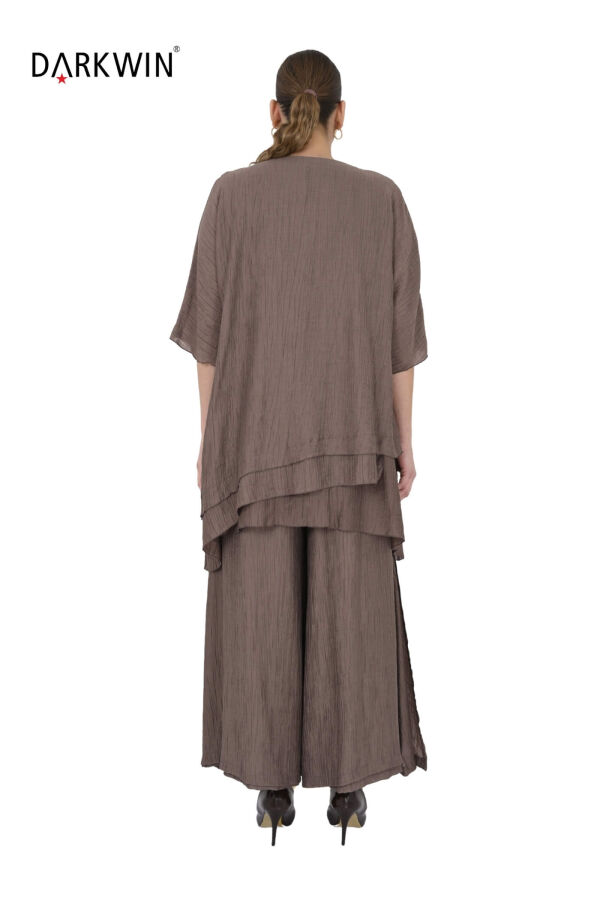 B4098 DARKWIN TUNİK-PANTOLON KAHVE - 3
