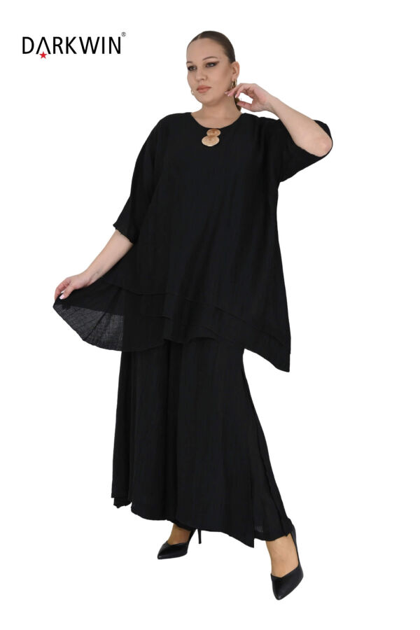 B4098 DARKWIN TUNİK-PANTOLON SIYAH - 5