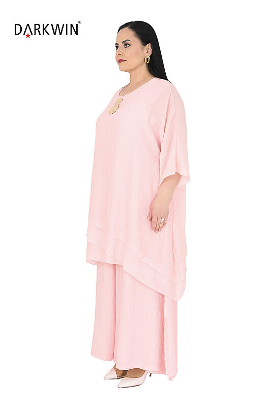 B4098 DARKWIN TUNİK-PANTOLON PEMBE - DARKWIN (1)