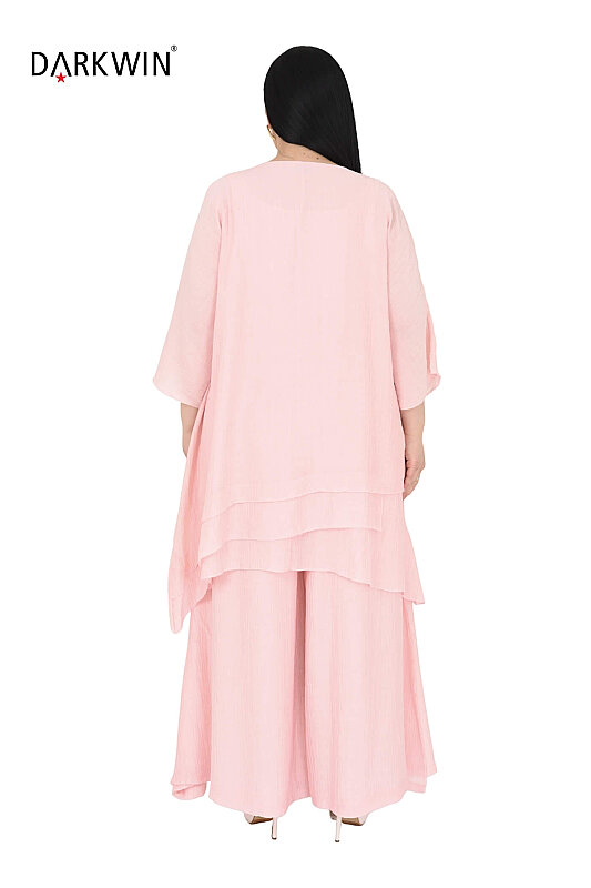 B4098 DARKWIN TUNİK-PANTOLON PEMBE - 3