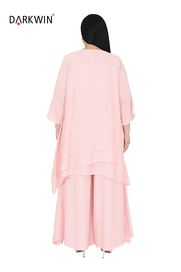 B4098 DARKWIN TUNİK-PANTOLON PEMBE - 3