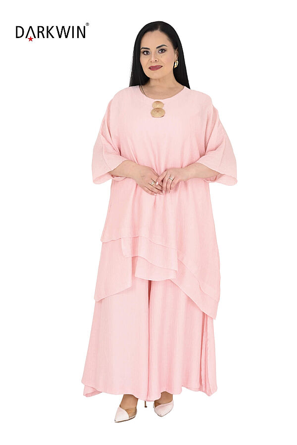 B4098 DARKWIN TUNİK-PANTOLON PEMBE - 4