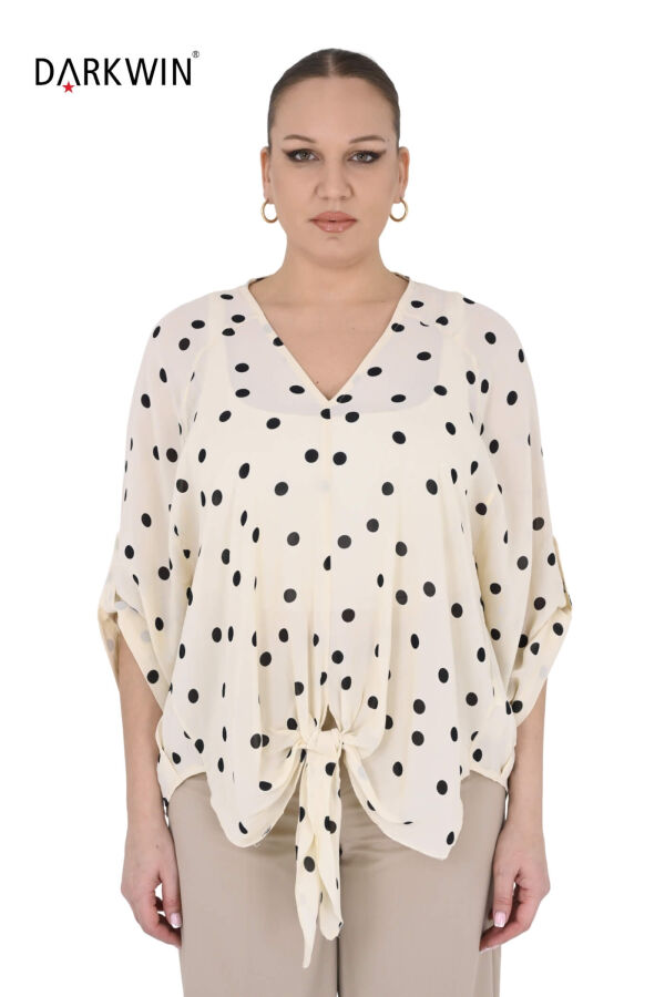 B4104 DARKWIN BLUZ EKRU - 1