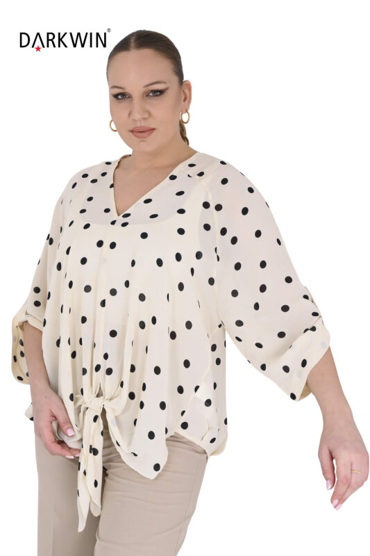 B4104 DARKWIN BLUZ EKRU - 4