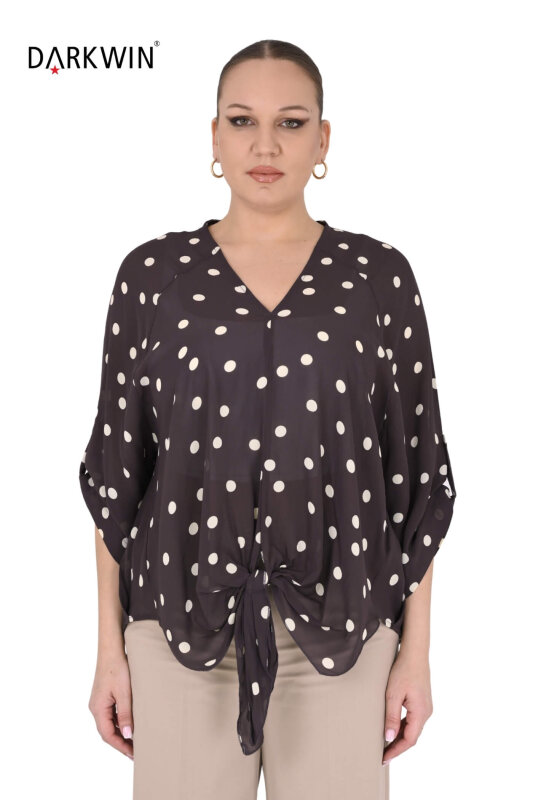 B4104 DARKWIN BLUZ KAHVE - DARKWIN