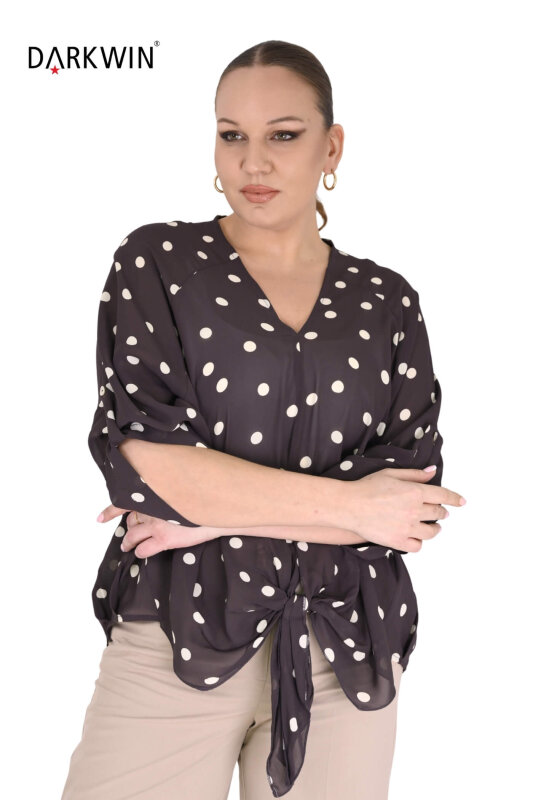 B4104 DARKWIN BLUZ KAHVE - 4