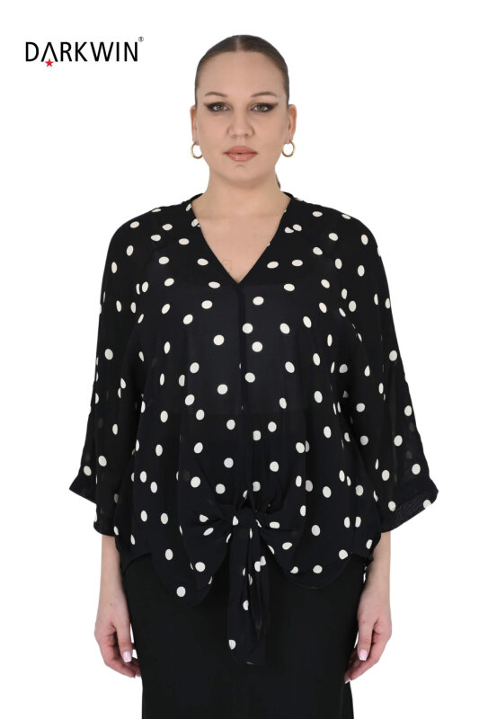 B4104 DARKWIN BLUZ SIYAH - DARKWIN