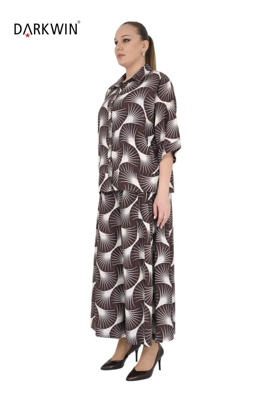 B4105 DARKWIN GÖMLEK-PANTOLON KAHVE-BEJ - DARKWIN (1)