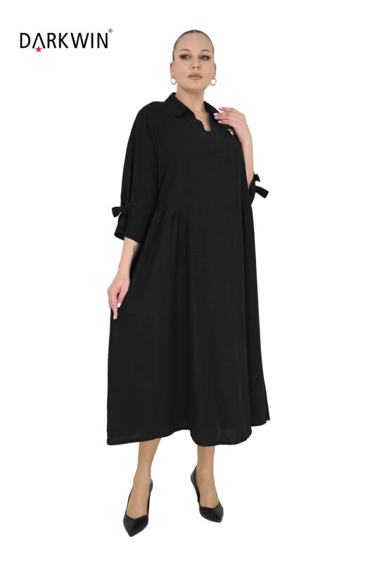 B4107 DARKWIN ELBİSE SIYAH - 4
