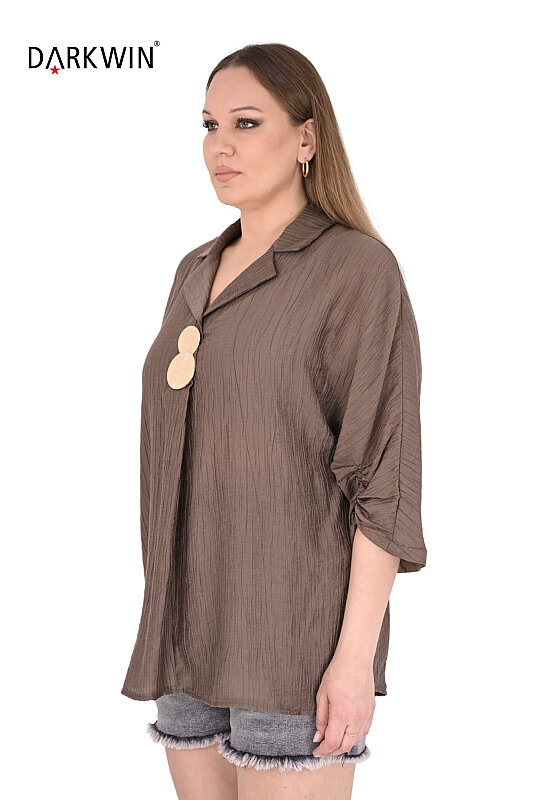 B4108 DARKWIN BLUZ KAHVE - 4