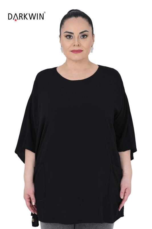 B4110 DARKWIN BLUZ SIYAH - DARKWIN