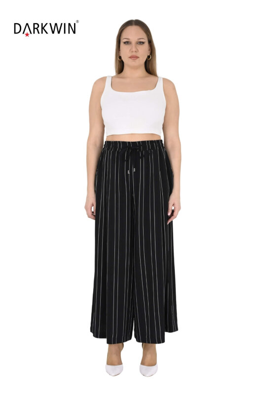 B4130 DARKWIN PANTOLON SIYAH-BEYAZ - DARKWIN