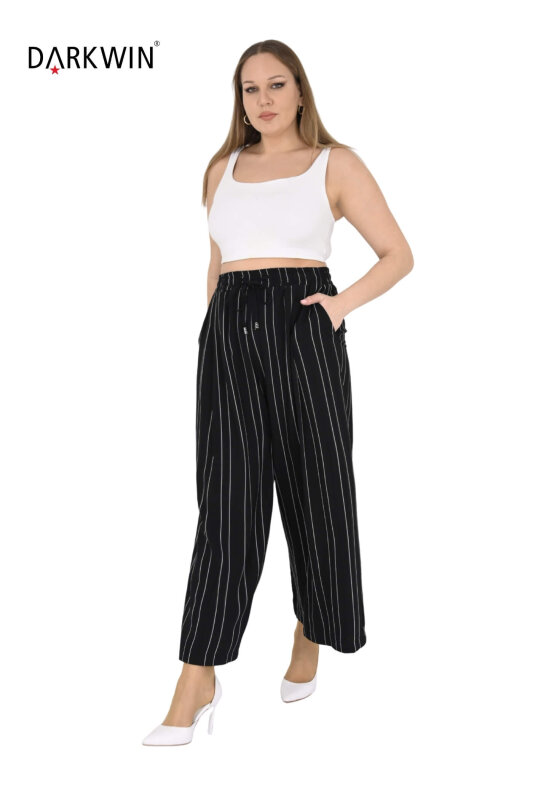 B4130 DARKWIN PANTOLON SIYAH-BEYAZ - 5