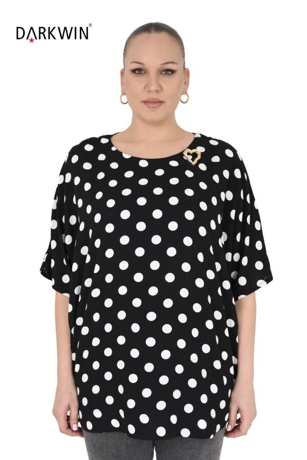 B4133 DARKWIN BLUZ SIYAH - 1