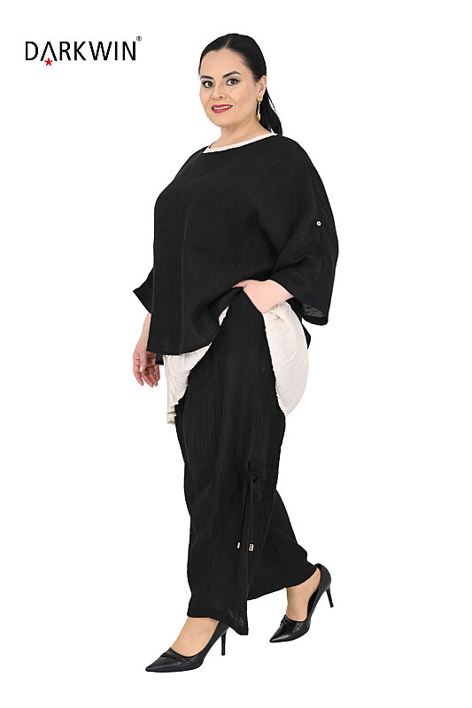 B4135 DARKWIN BLUZ-PANTOLON SIYAH - 5