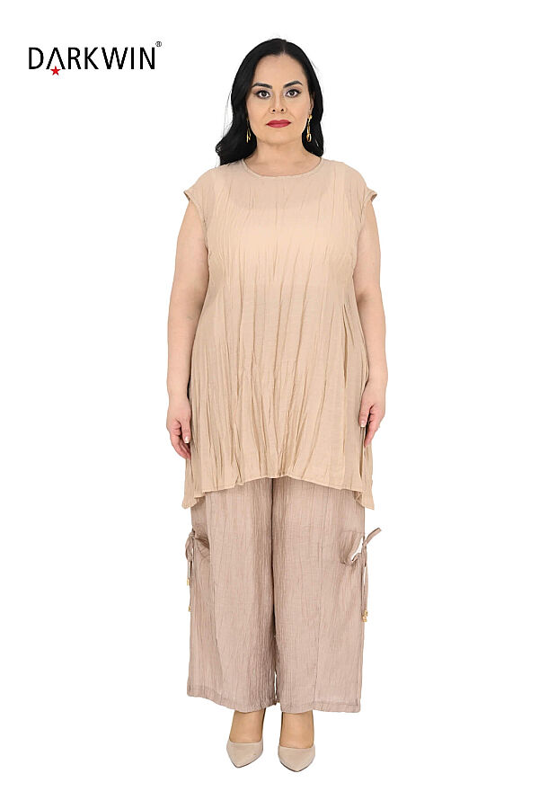 B4135 DARKWIN BLUZ-PANTOLON VIZON - 5