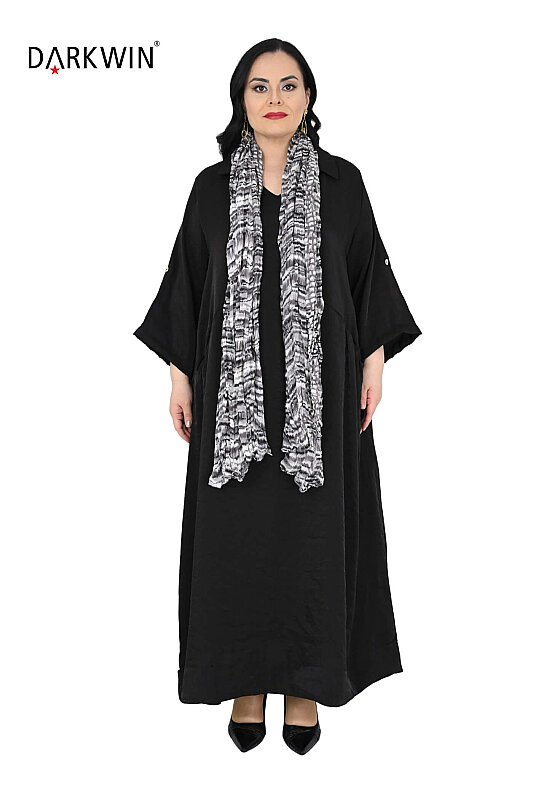 B4142 DARKWIN ELBİSE SIYAH - DARKWIN