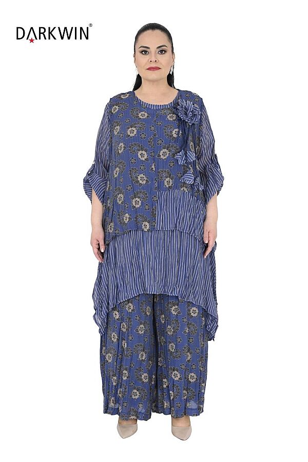 B4143 DARKWIN BLUZ-PANTOLON DESENLI - 1