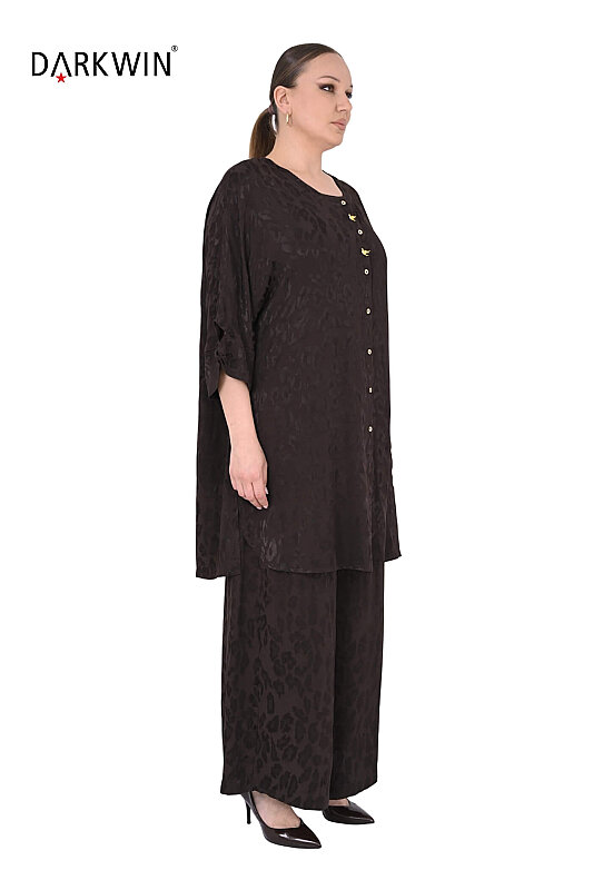 B4194 DARKWIN TUNİK-PANTOLON KAHVE - DARKWIN (1)