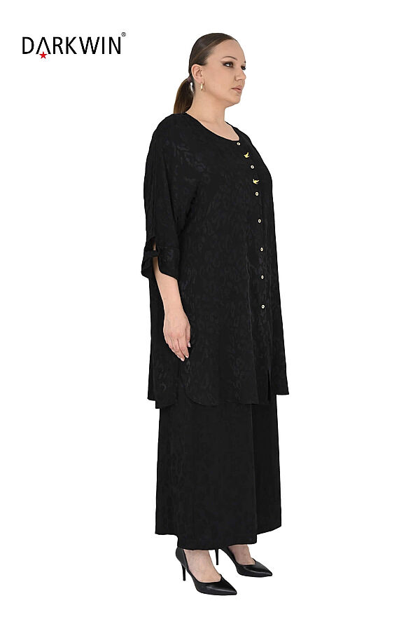 B4194 DARKWIN TUNİK-PANTOLON SIYAH - 2