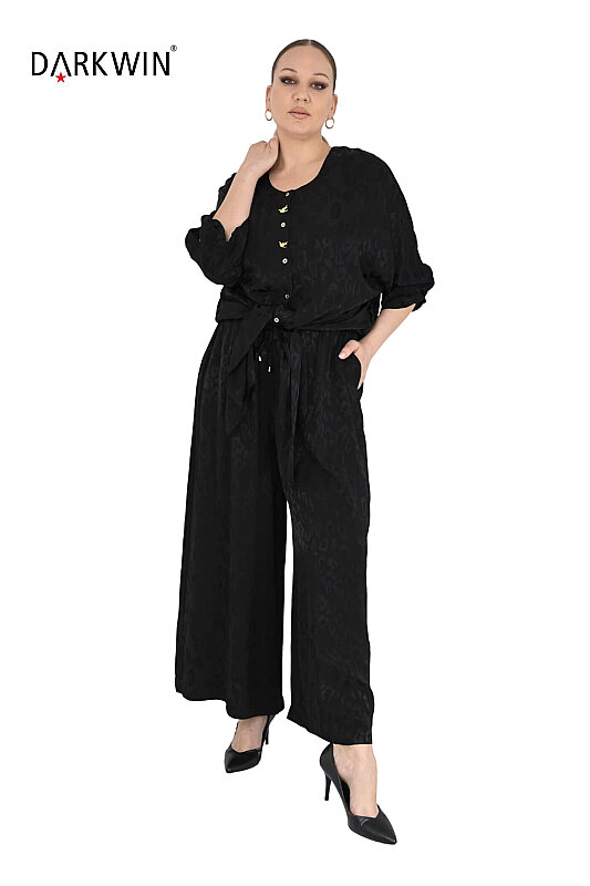 B4194 DARKWIN TUNİK-PANTOLON SIYAH - 5