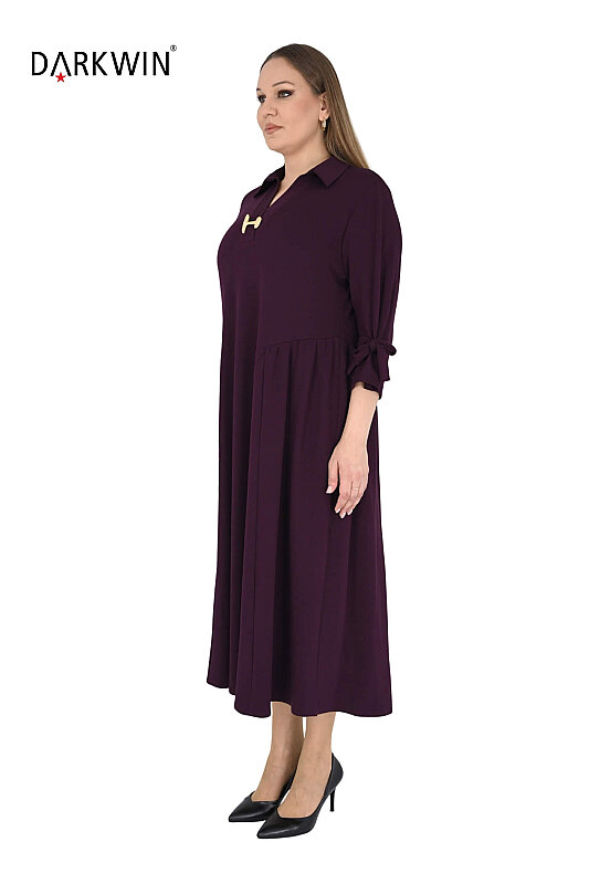 B4210 DARKWIN ELBİSE BORDO - DARKWIN (1)
