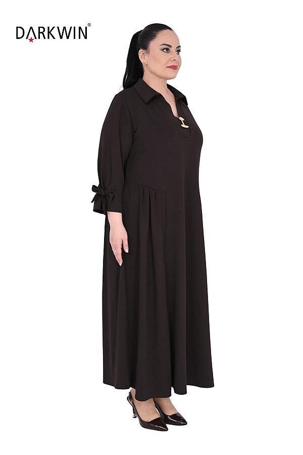 B4210 DARKWIN ELBİSE KAHVE - 4