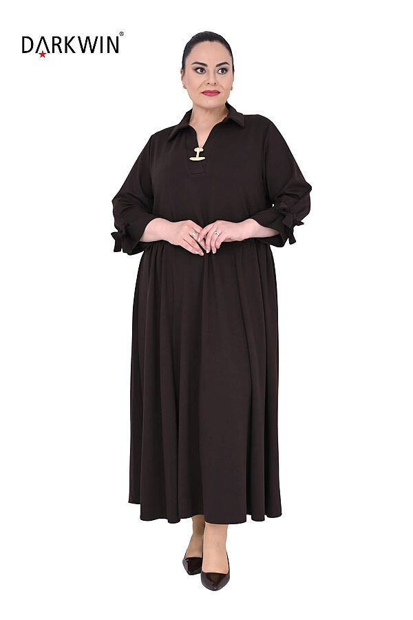 B4210 DARKWIN ELBİSE KAHVE - 9
