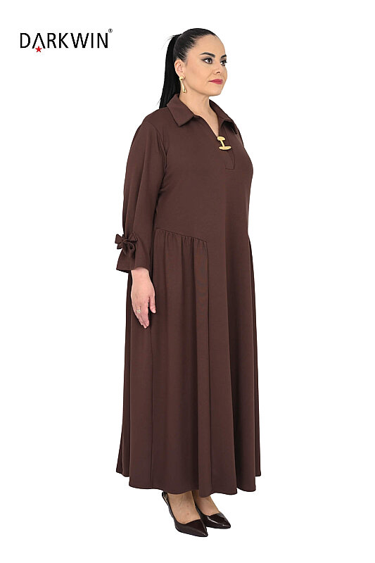 B4210 DARKWIN ELBİSE KAHVE - 3