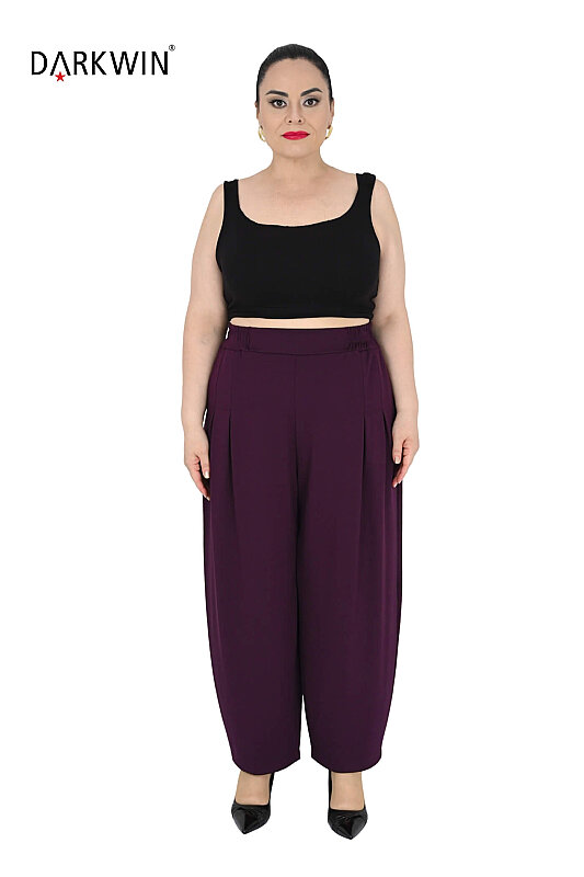 B4215 DARKWIN BLUZ-PANTOLON BORDO - 5