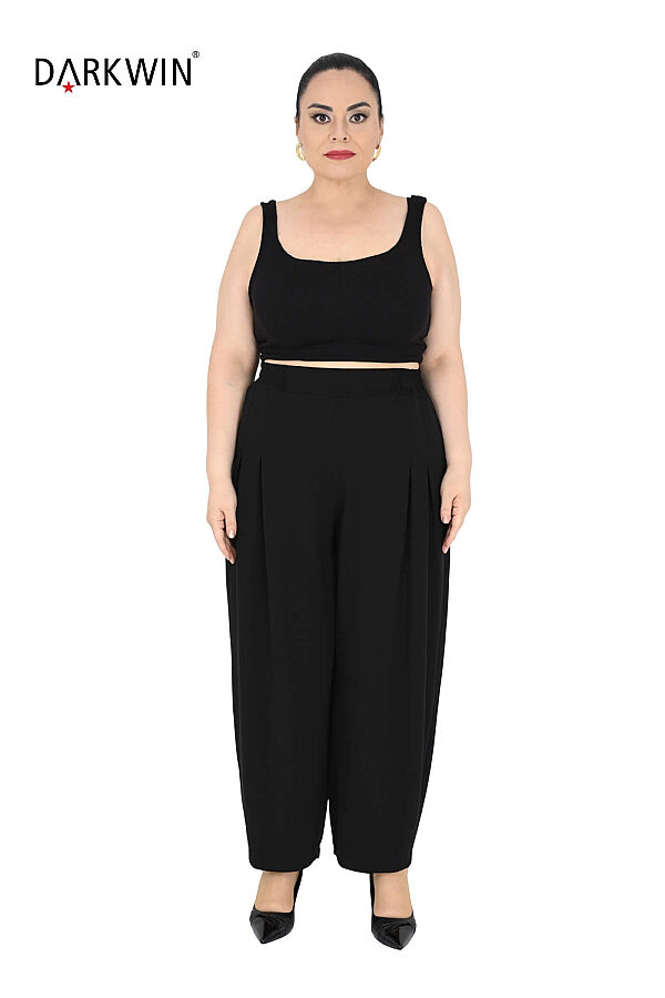 B4215 DARKWIN BLUZ-PANTOLON SIYAH - 5
