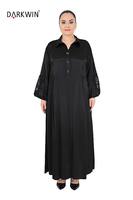 B4218 DARKWIN ELBİSE SIYAH - DARKWIN