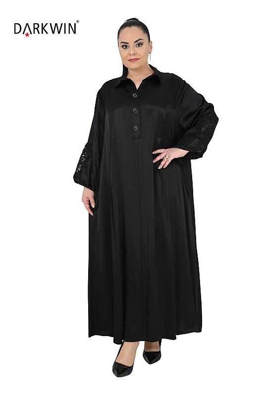 B4218 DARKWIN ELBİSE SIYAH - 4