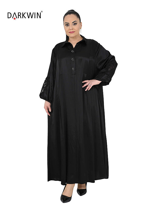 B4218 DARKWIN ELBİSE SIYAH - 4