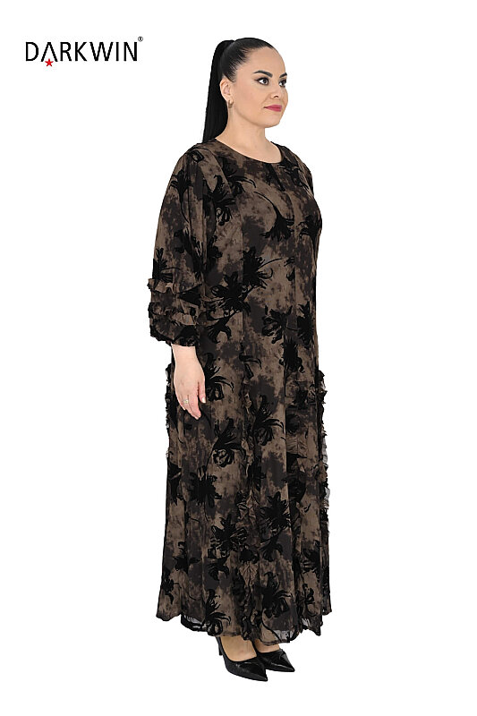 B4222 DARKWIN ELBİSE KAHVE - Darkwin (1)