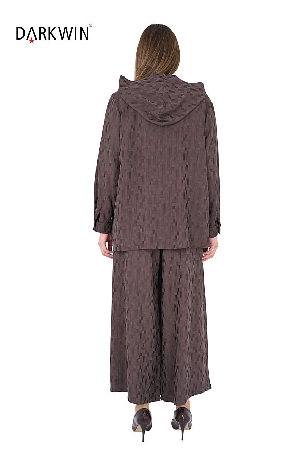 B4224 DARKWIN BLUZ-PANTOLON KAHVE - 3