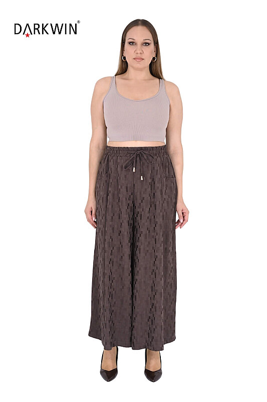 B4224 DARKWIN BLUZ-PANTOLON KAHVE - 5