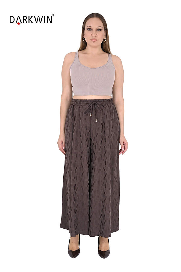 B4224 DARKWIN BLUZ-PANTOLON KAHVE - 5