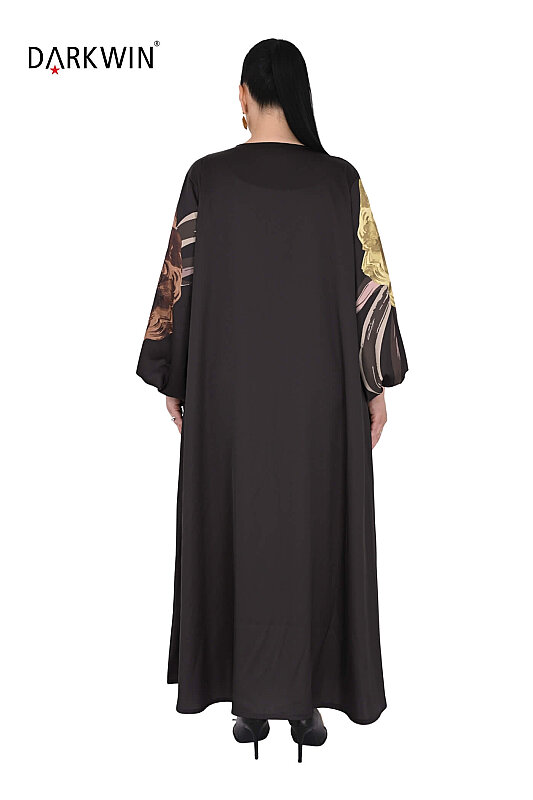 B4228 DARKWIN ELBİSE KAHVE - 3