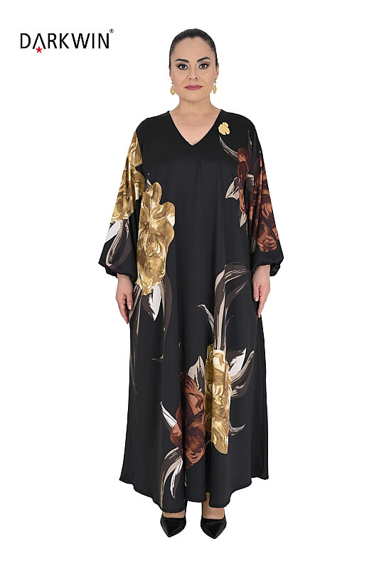 B4228 DARKWIN ELBİSE SIYAH - Darkwin