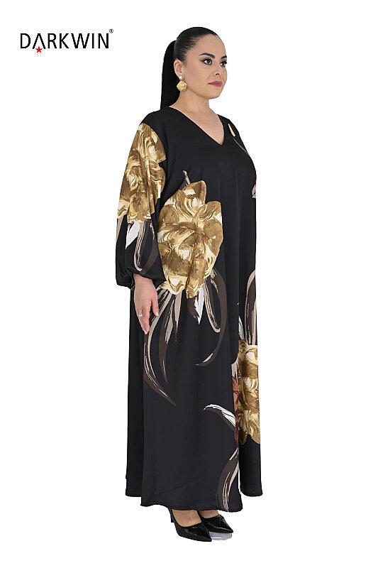 B4228 DARKWIN ELBİSE SIYAH - Darkwin (1)