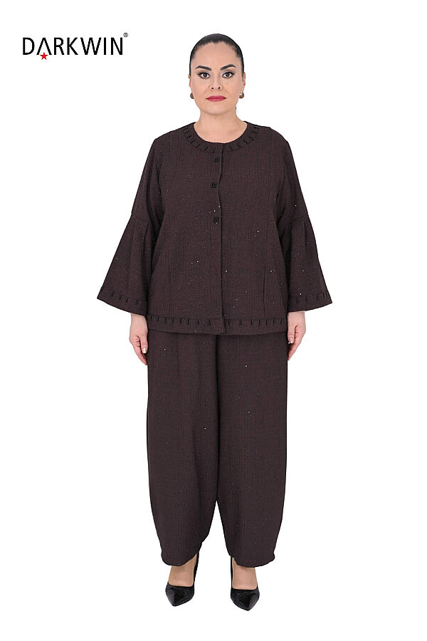 B4231 DARKWIN CEKET-PANTOLON KAHVE - 1