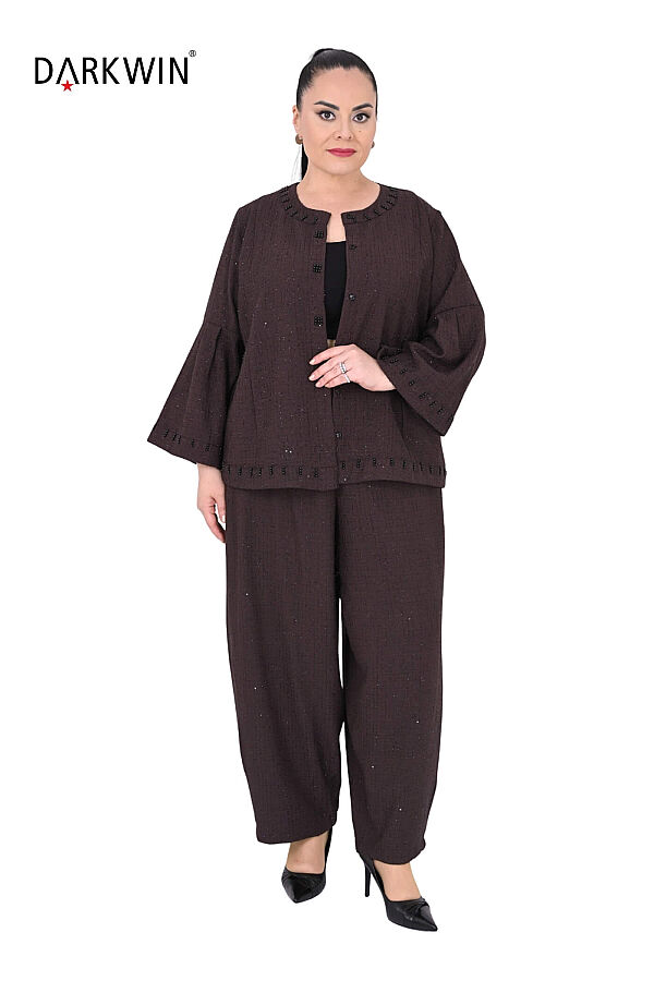 B4231 DARKWIN CEKET-PANTOLON KAHVE - 5