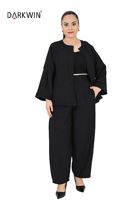 B4231 DARKWIN CEKET-PANTOLON SIYAH - Darkwin (1)