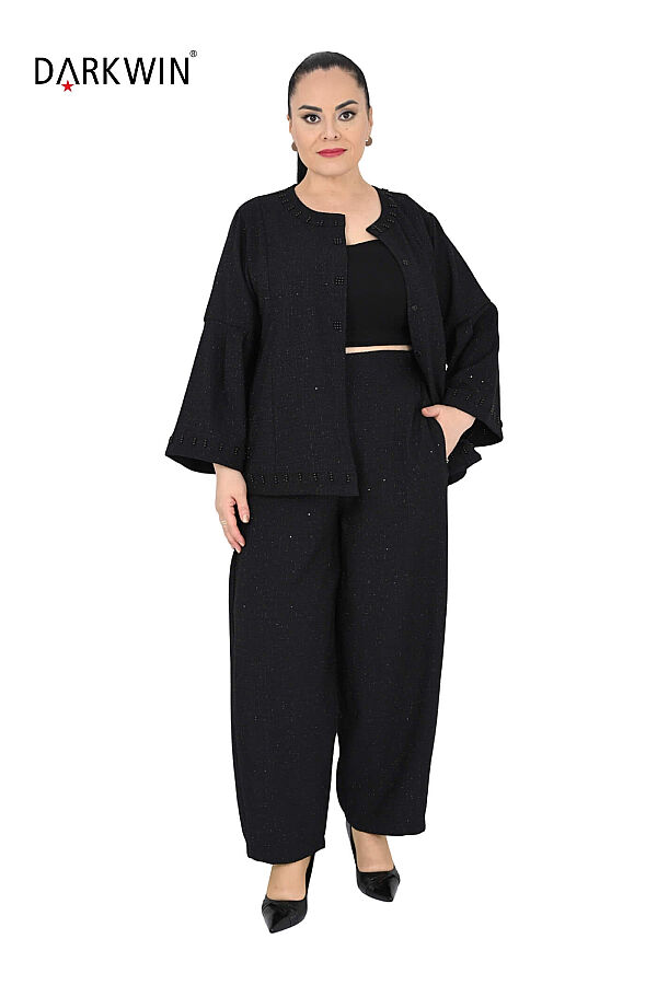 B4231 DARKWIN CEKET-PANTOLON SIYAH - 2