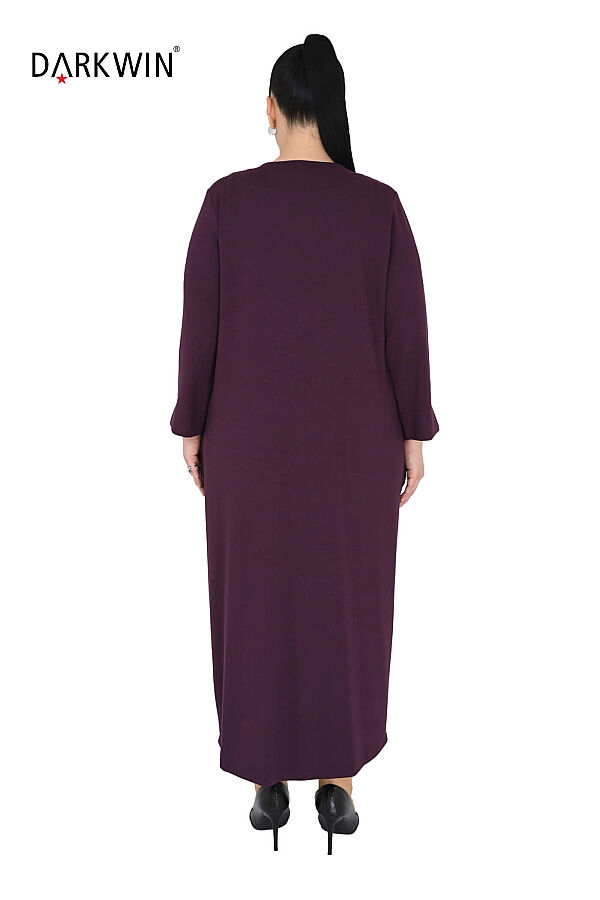 B4232 DARKWIN ELBİSE BORDO - 3