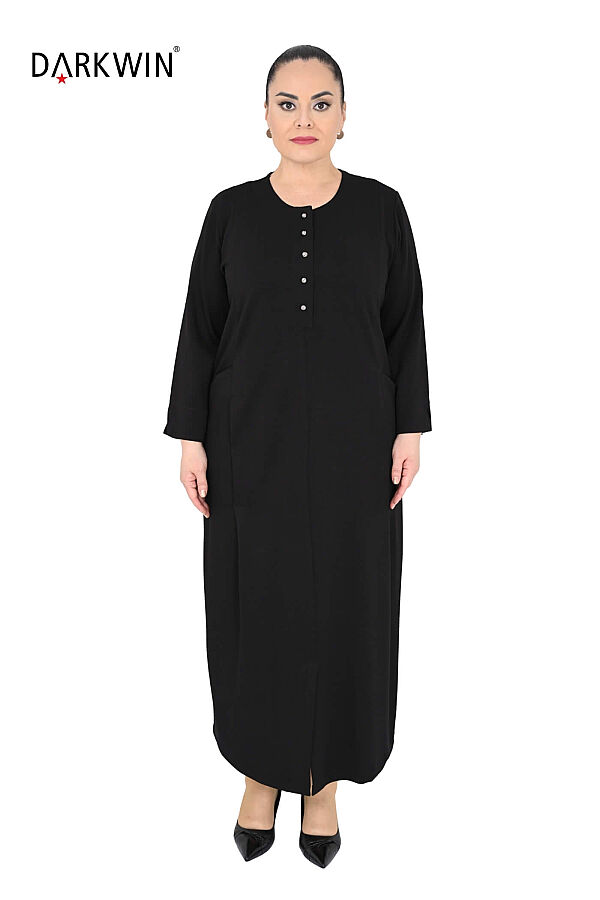 B4232 DARKWIN ELBİSE SIYAH - 1