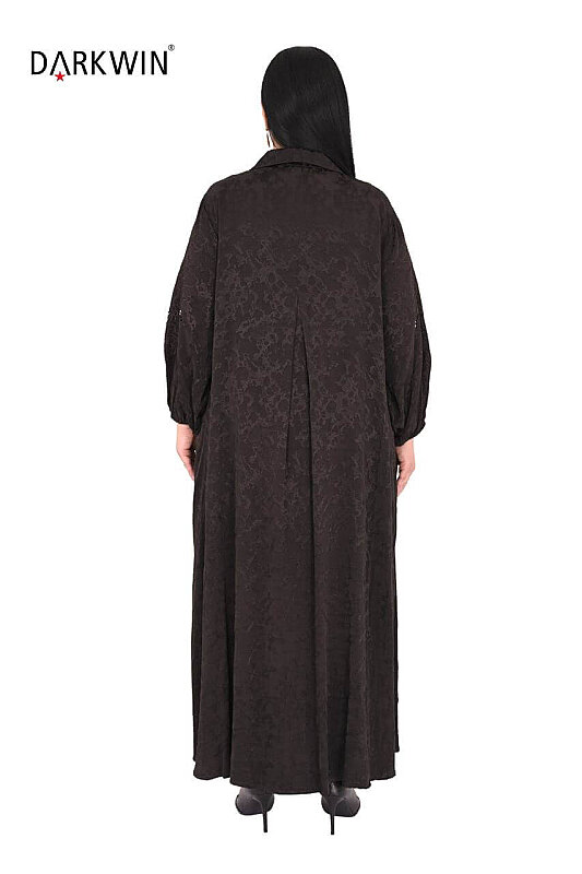 B4236 DARKWIN ELBİSE KAHVE - 3